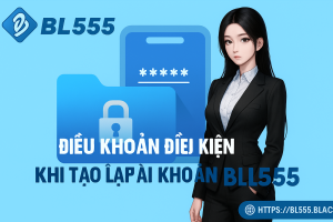 Điều khoản khi tạo lập tài khoản BL555