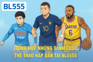 Tổng hợp những sảnh cược thể thao hấp dẫn tại BL555