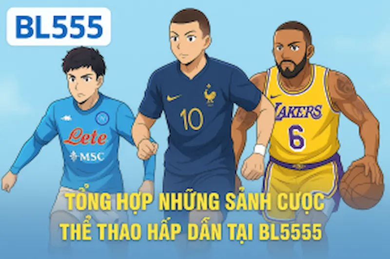 Tổng hợp những sảnh cược thể thao hấp dẫn tại BL555