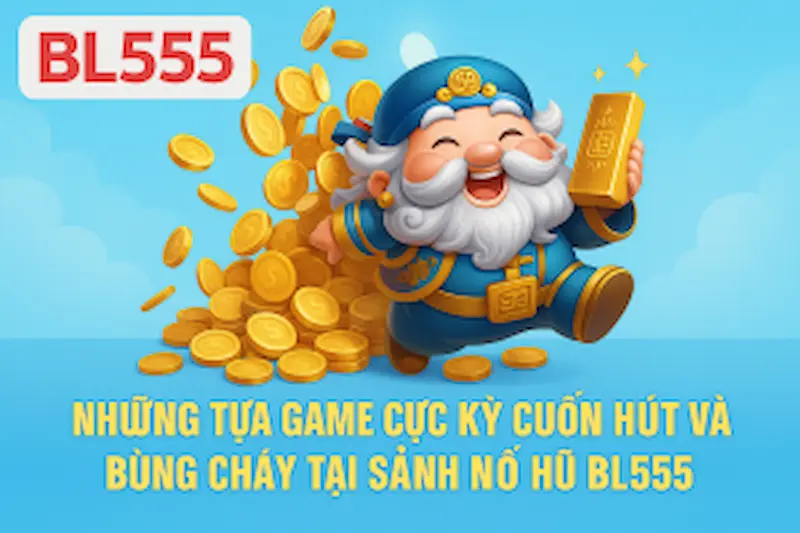 Những tựa game cực kỳ cuốn hút và bùng cháy tại sảnh nổ hũ BL555